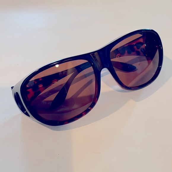 Polar Optics Polarized Unisex FO-001 Tortoise Driver Fits Over Sunglasses & Case - Picture 7 of 12